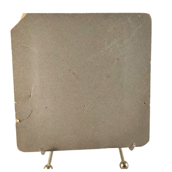 Antique Black & White Mounted Gravestone/Boy Photographs With Decorative Borders - Picture 4 of 8